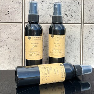Room & Linen Spray | 4oz Air Freshener | Fabric and Pillow Mist
