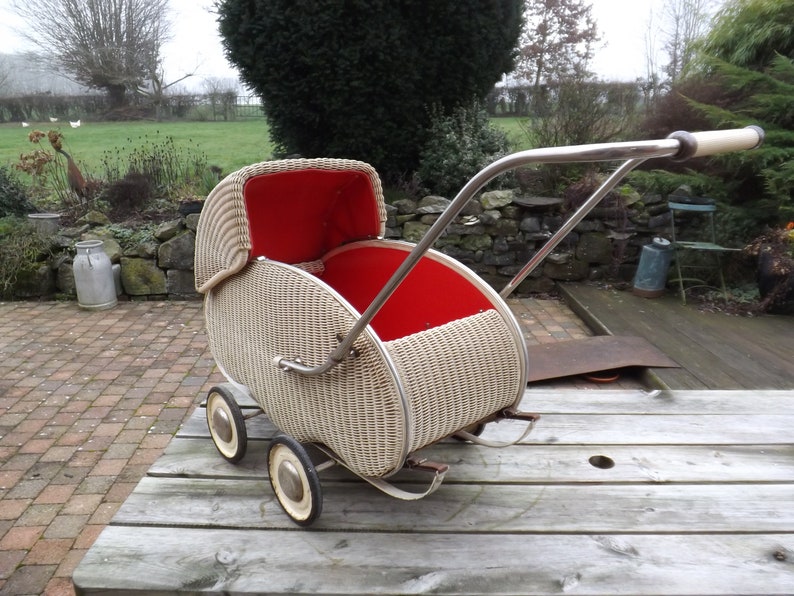 landau bébé vintage
