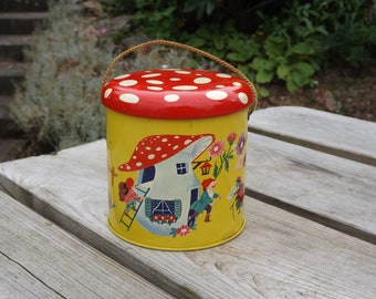Rare boite chocolat Cote d'Or. Old chocolate Box. Nain champignon. Vintage. Retro. Belgique