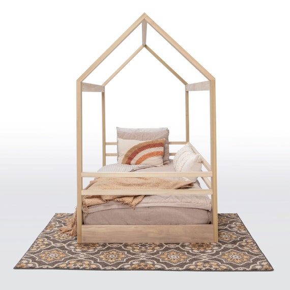 3 sided queen bed frame deals