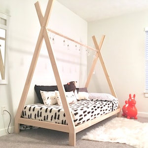 TeePee Bed Frame Twin Size Made in US afbeelding 4