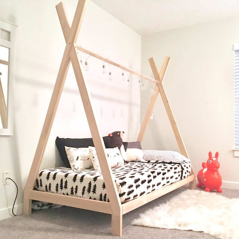 TeePee Bed Frame Twin Size Made in US afbeelding 4