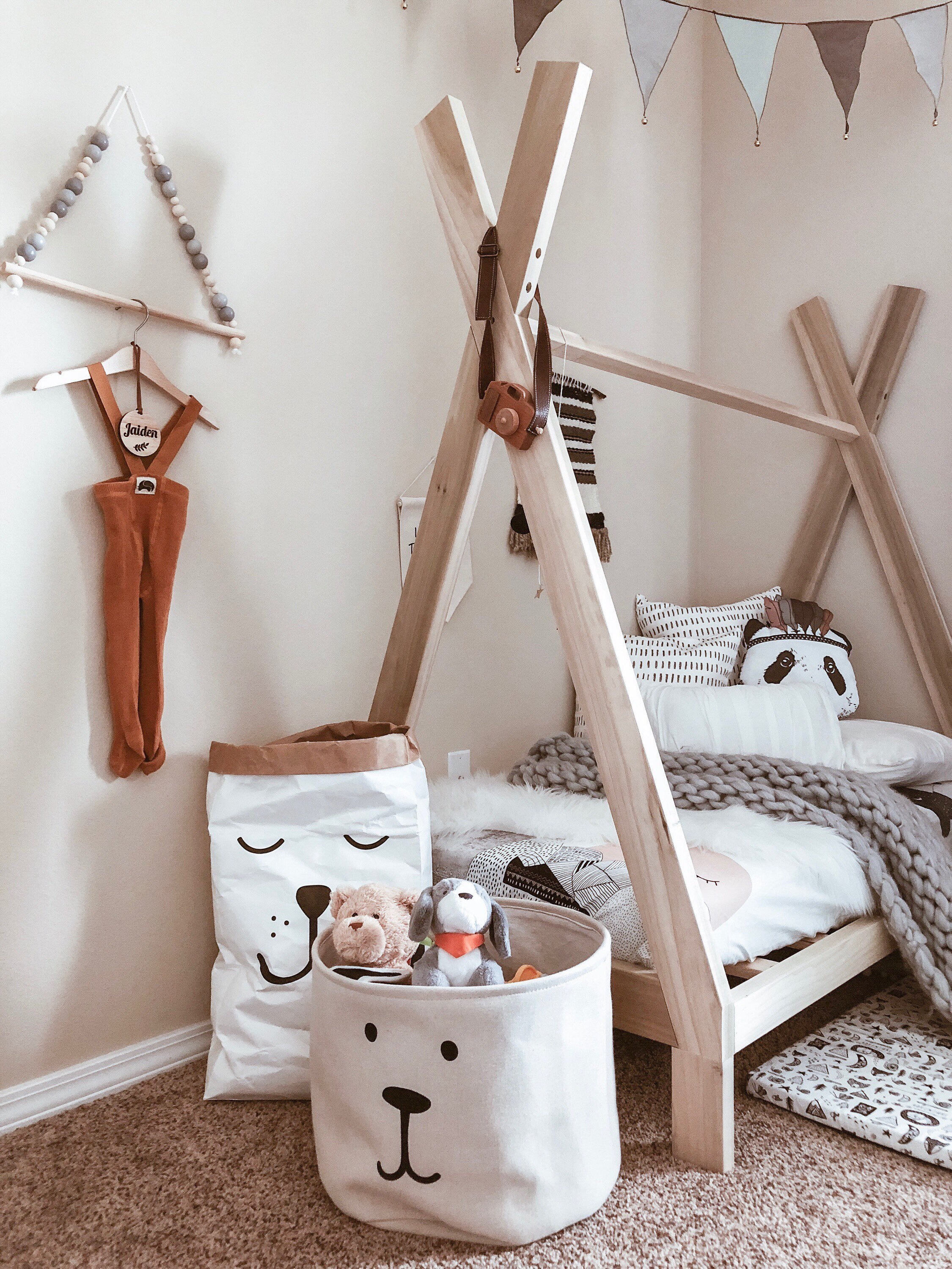 wijs Mortal Staan voor Teepee Bed - Etsy