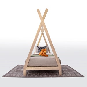 TeePee Bed Frame Twin Size Made in US afbeelding 2