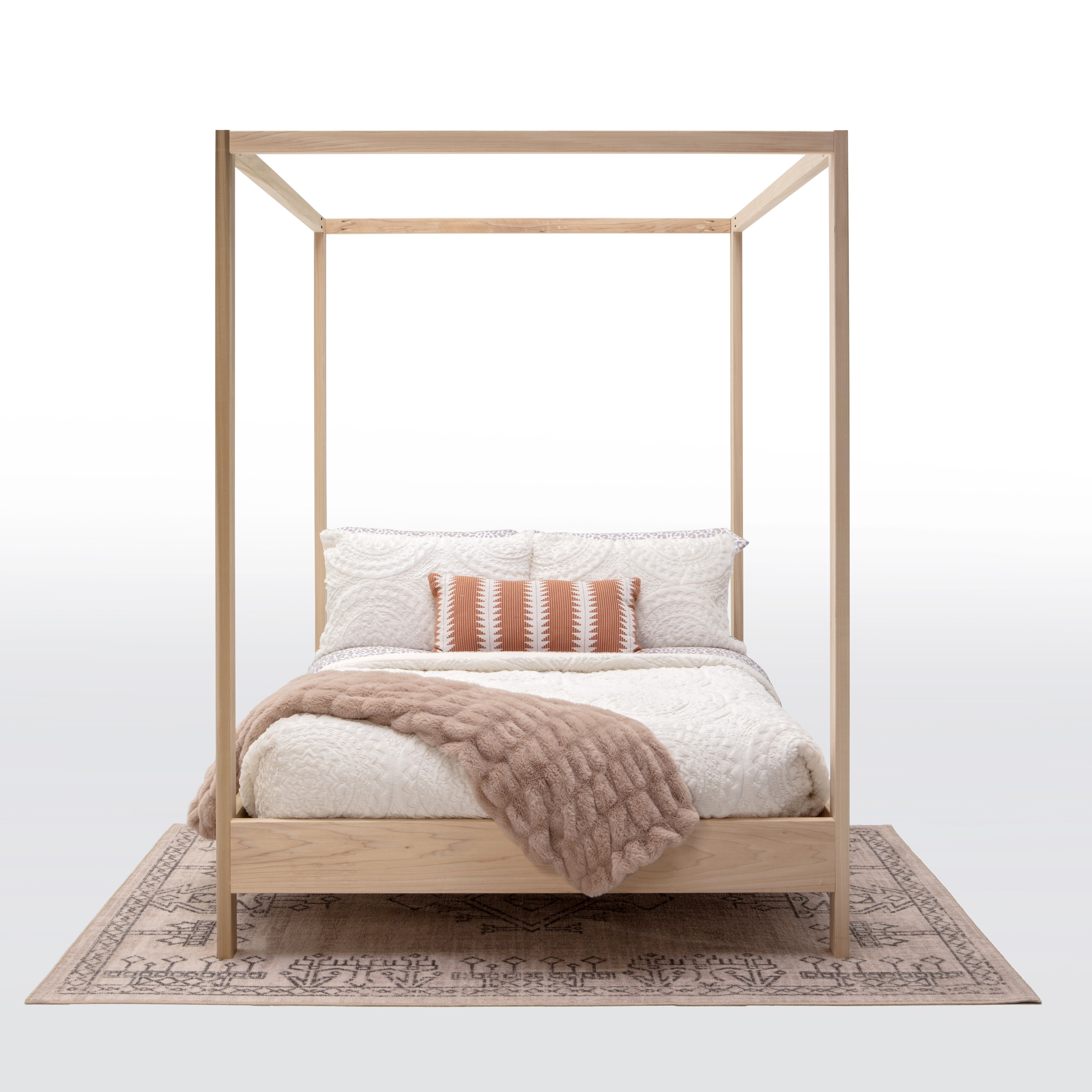 Full Size Canopy Bed Made in US Etsy Ireland