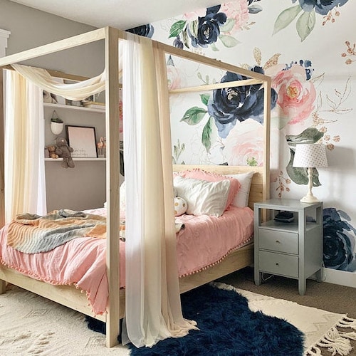 Full Size Canopy Bed Made In Us, What Is The Purpose Of A Canopy Bed
