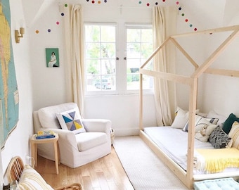 House Bed Frame Twin Full or Queen Made in US