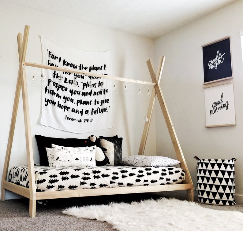 TeePee Bed Frame Twin Size Made in US afbeelding 3