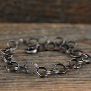 silver chain bracelet