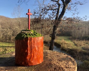 BELIEVE, a UNIQUE, FAITH-based, One of a Kind, Small or Sharing Cremation Art Urn for Human or Pet Ashes