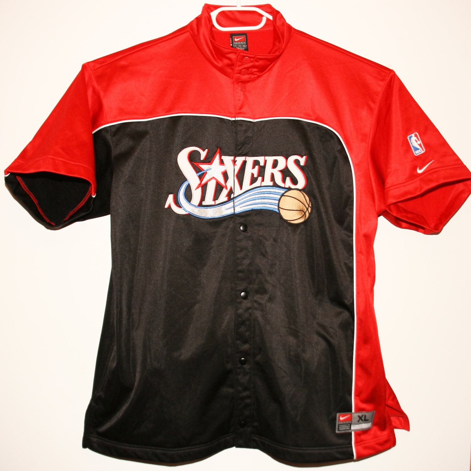 Nike NBA basketball Philadelphia 76ers warm up shooting Jersey Etsy