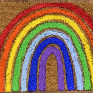Rainbow Door Mat