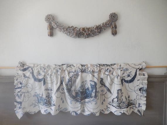 Brise Kiss Or Cantonene Window Decoration In Canvas Of Jouy Etsy