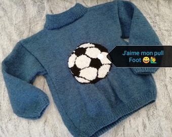 Pattern knitting Pull Foot child 5A 8A 10A years PDF