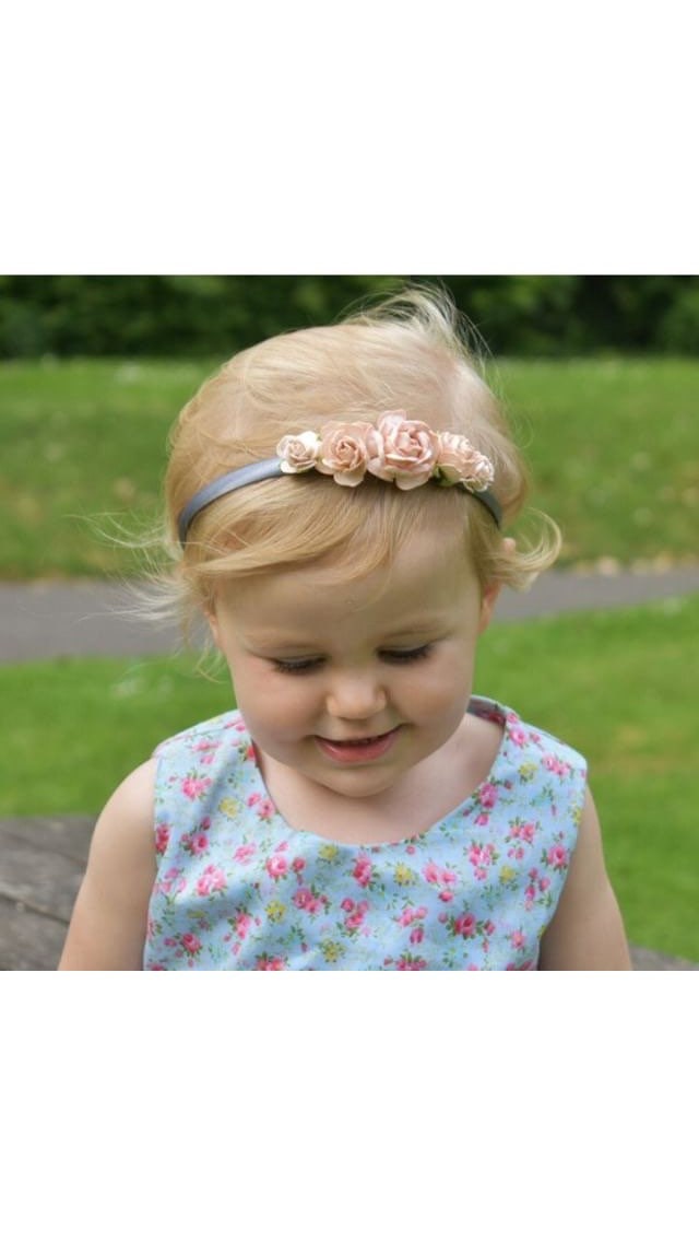 Floral headband//flower girl// hair accessories// bridesmaids Etsy