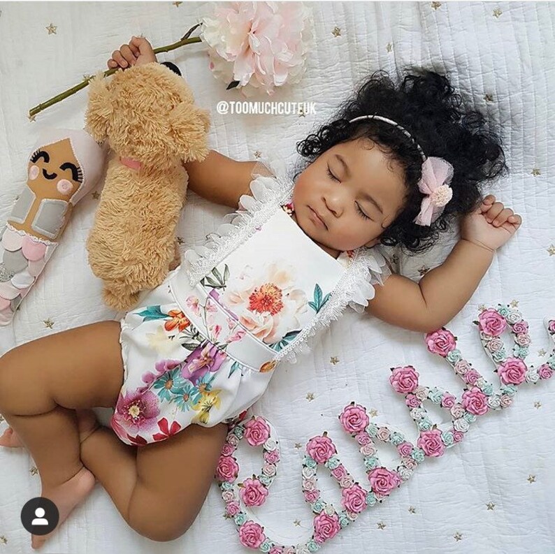 Custom Made Floral Script Names// Nursery Decor// Room Decor | Etsy