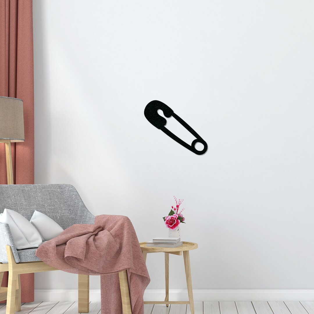 Safety Pin Wall Art Etsy