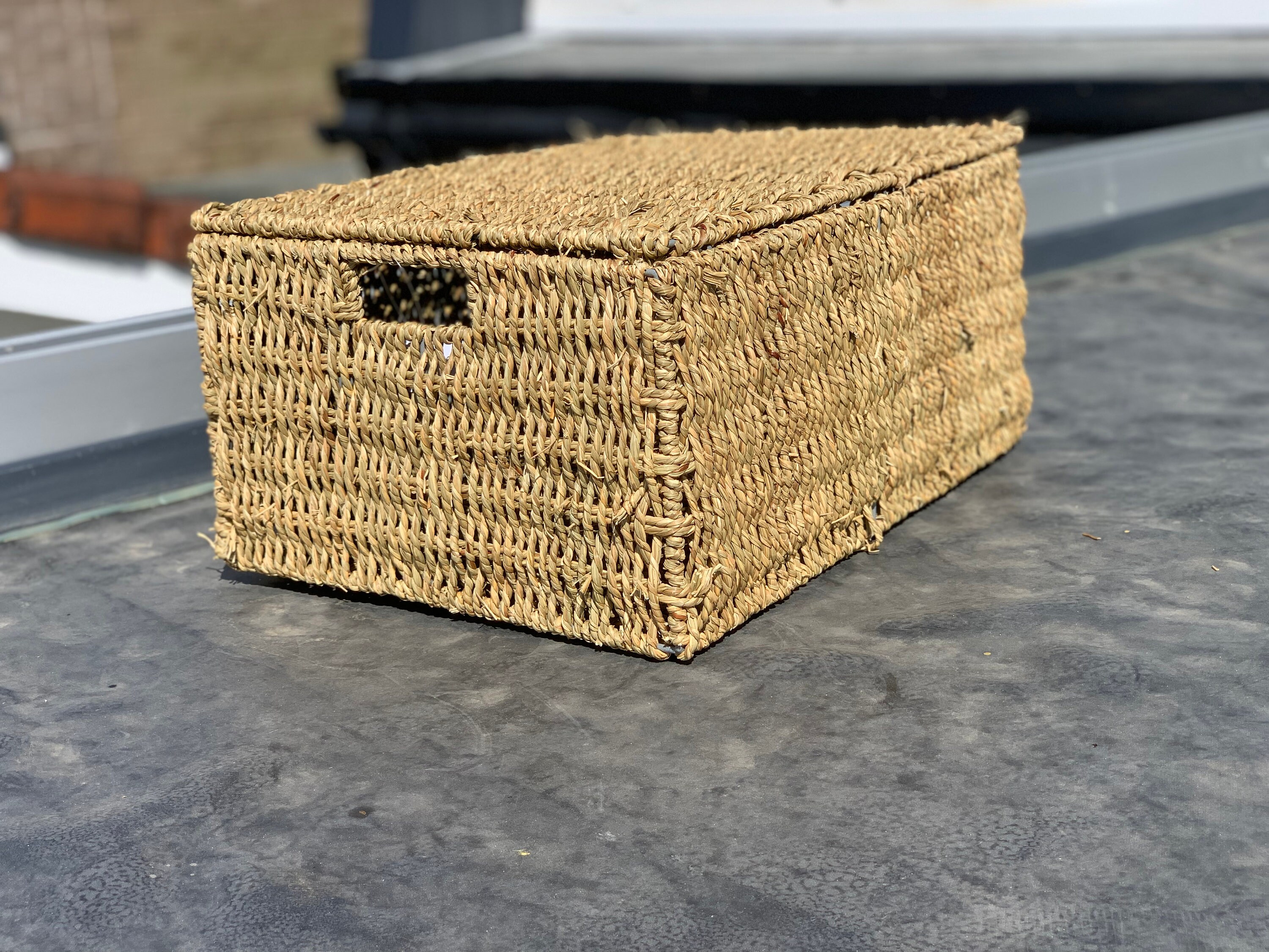 Extra Large Seagrass Hamper Basket / Storage Chest Basket / Etsy UK