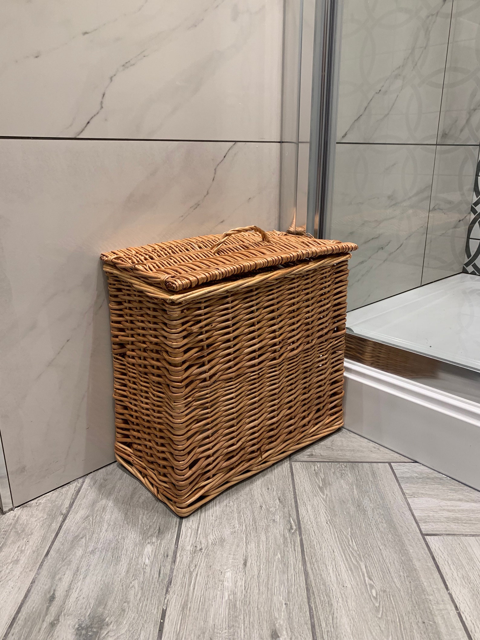 Toilet Roll Holder Wicker Toilet Roll Holder Bathroom Basket Etsy