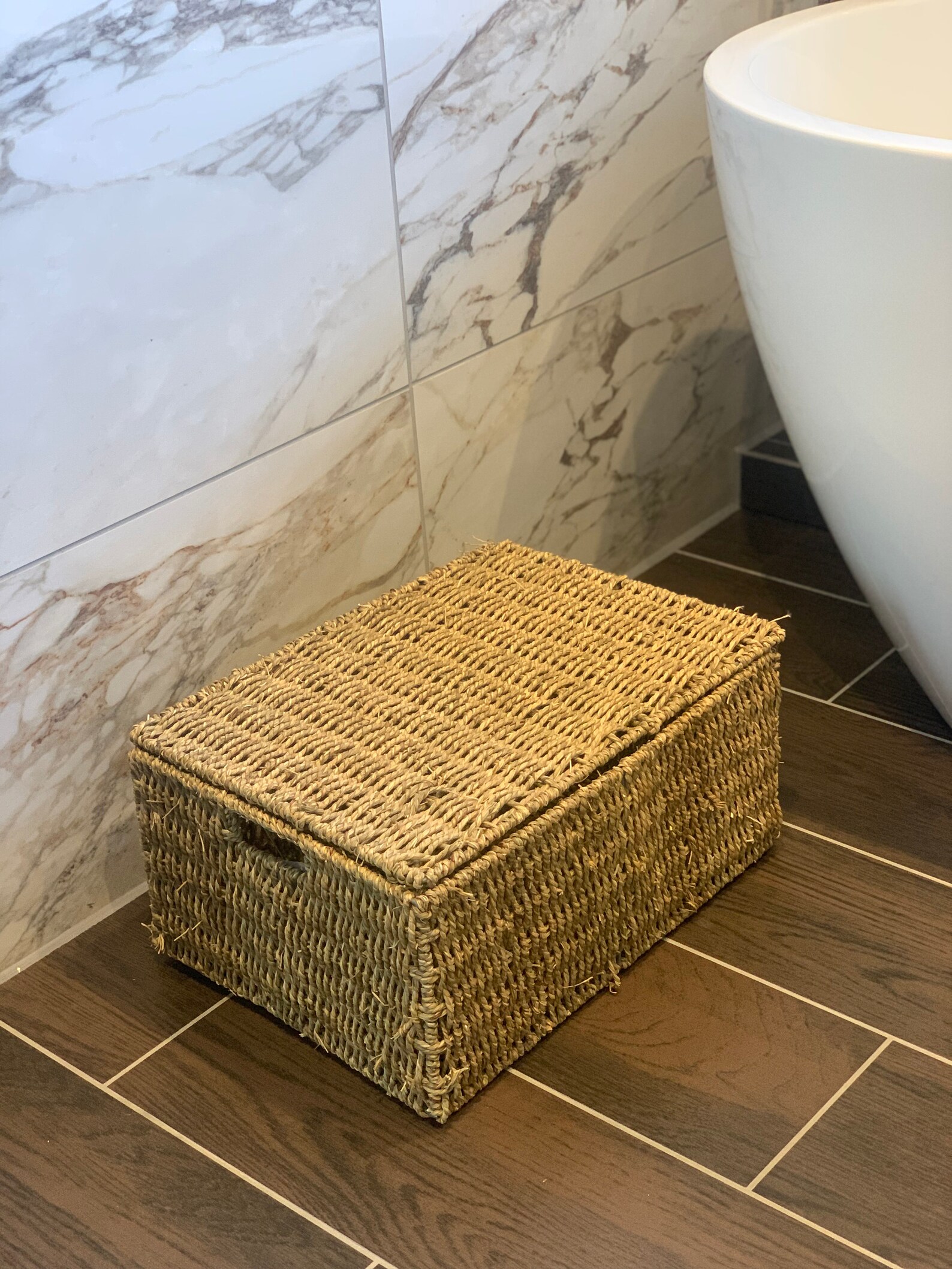 Extra Large Family Sized Golden Brown Seagrass Storage Basket Etsy