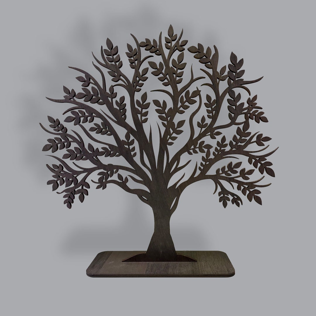Extra Large Wooden Jewellery Tree Earring Holder, Jewellery Stand