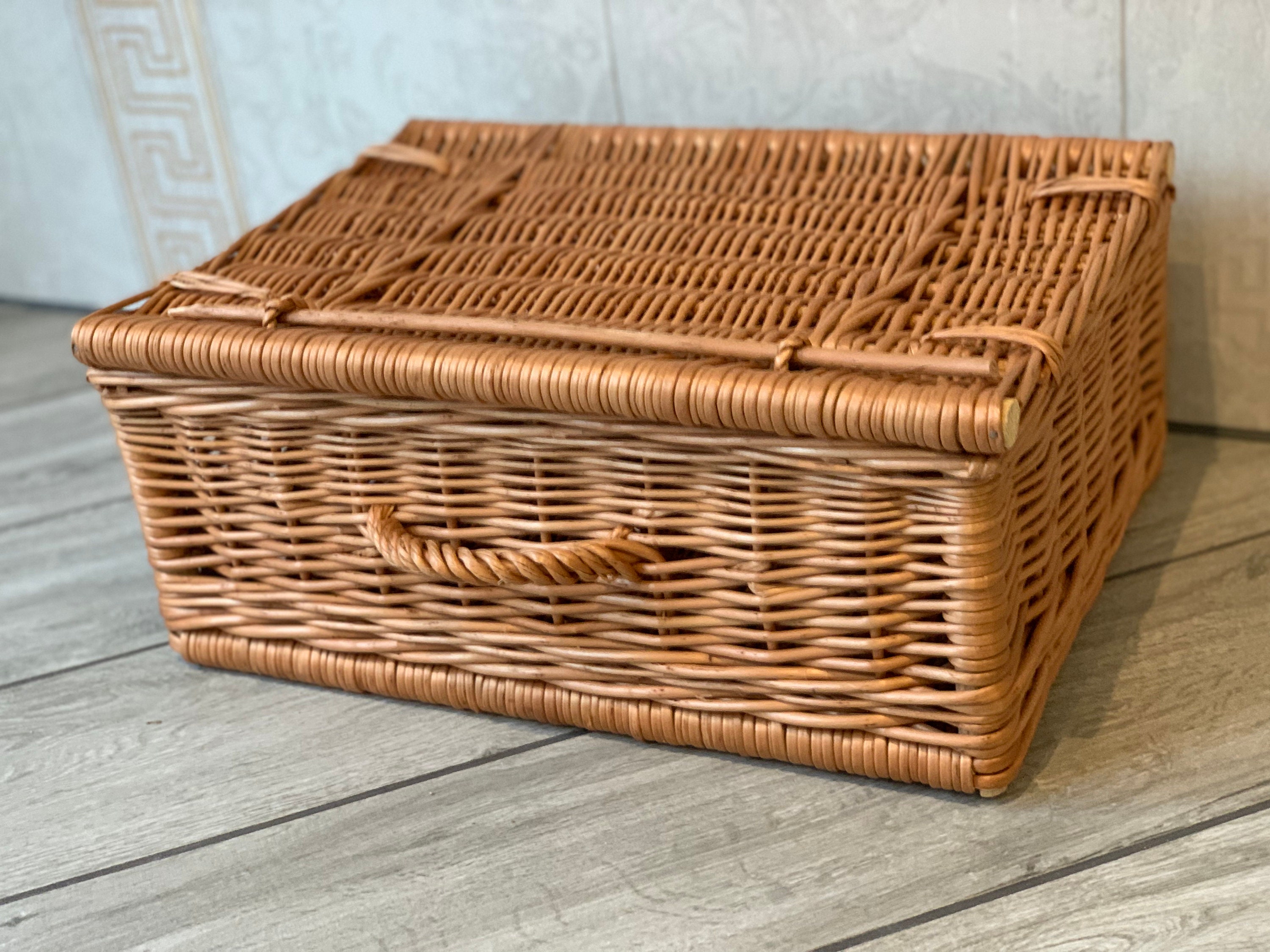 Wicker Hamper Baskets / Christmas Gift Basket / 3 Sizes - Etsy UK