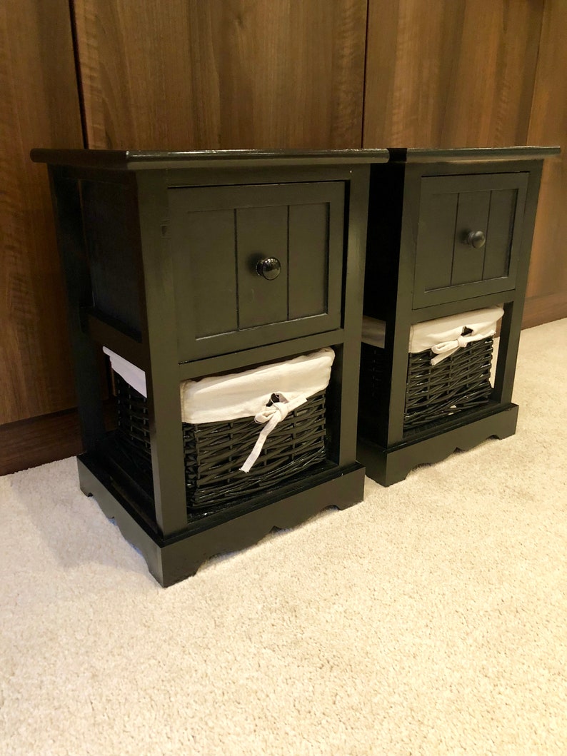 furniture with storage baskets on Bedroom Furniture Sets Bedroom Furniture Cabinet Wicker Storage Baskets 2x Gloss Black Bedside Tables Gronn Com Br
