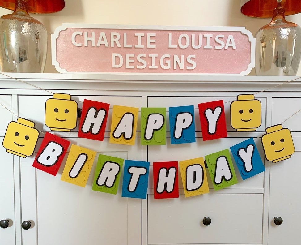 Lego Font Happy Birthday