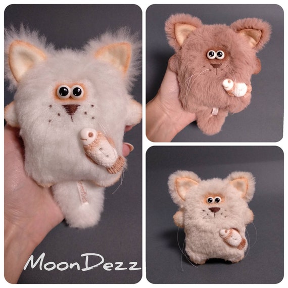 fluffy cat teddy