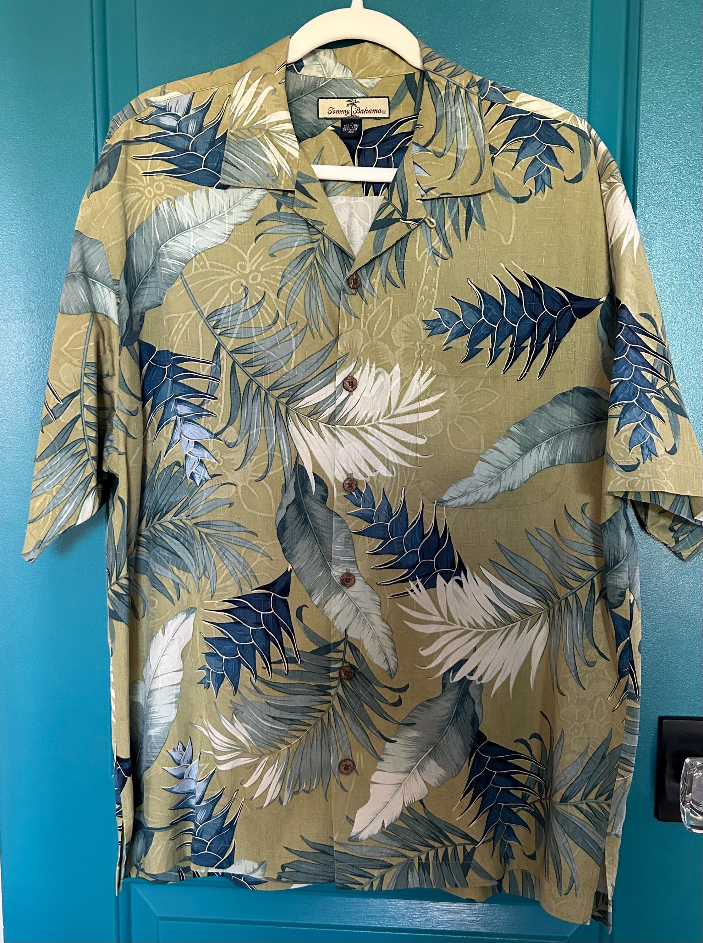 Tommy Bahama Vintage Silk Hawaiian Shirt - Etsy