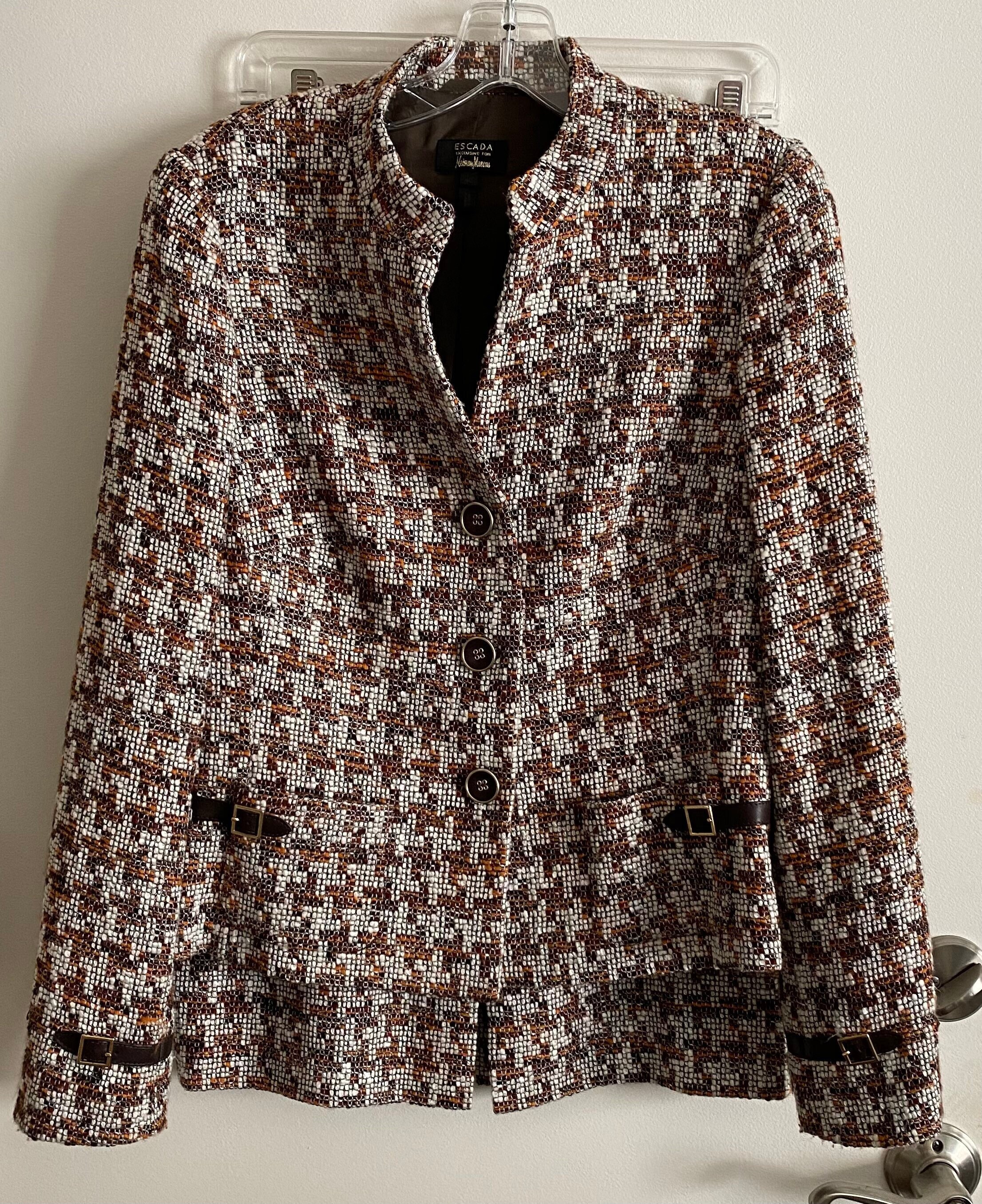 Escada tweed jacket hot sale