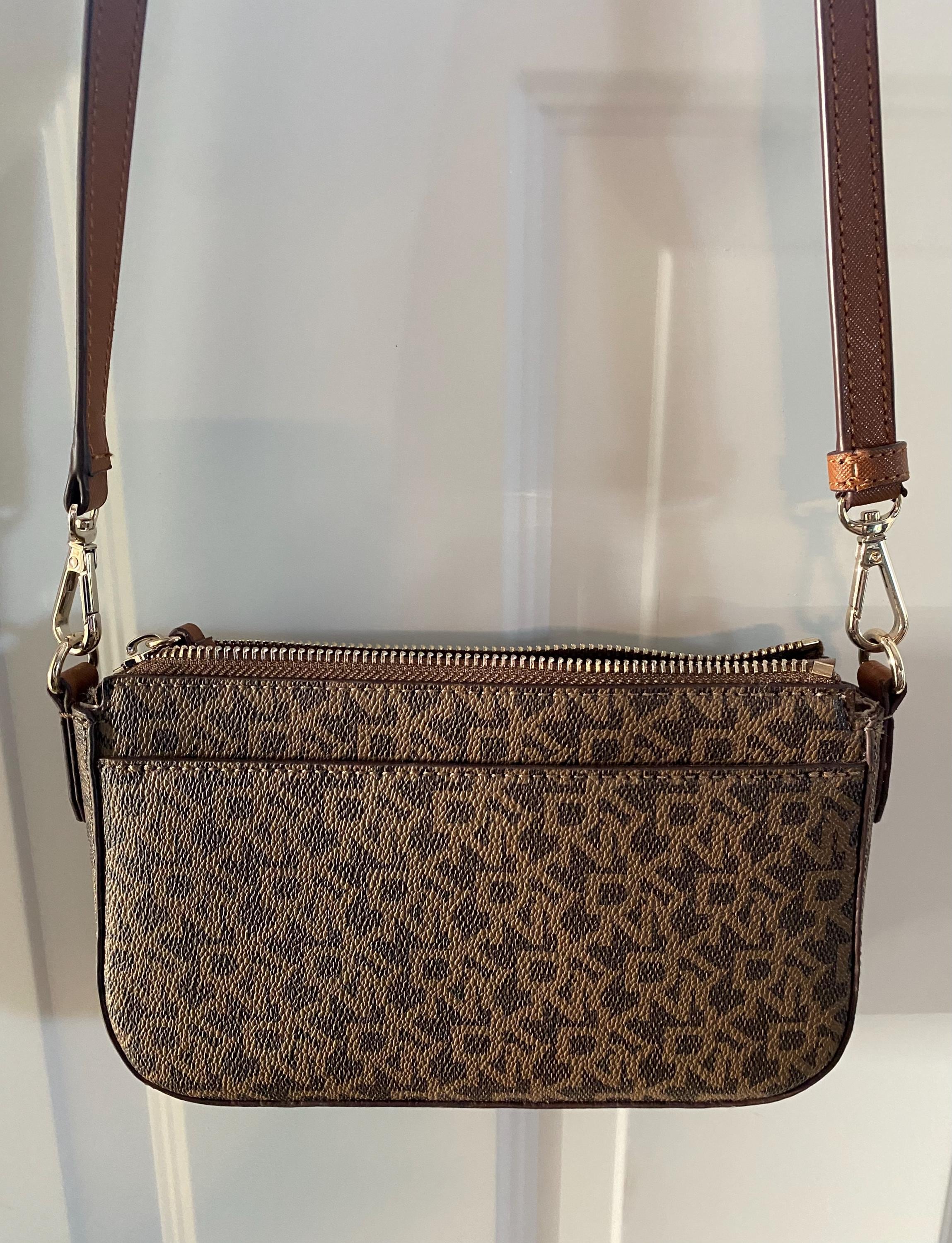 Pre owned DKNY Monogramed Pocket Purse Crossbody Zip Closure Like New Vegan Approved Etsy Canada