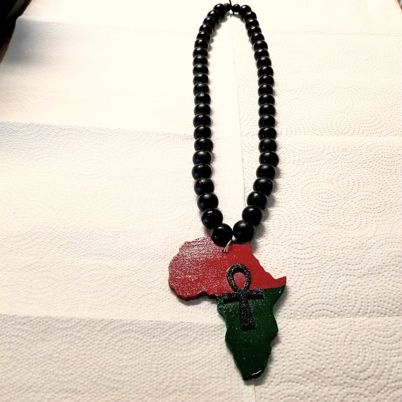 Rbg Africa/ankh Necklace - Etsy Ireland
