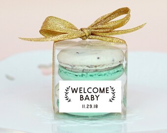 Baby Shower Macaron Etsy