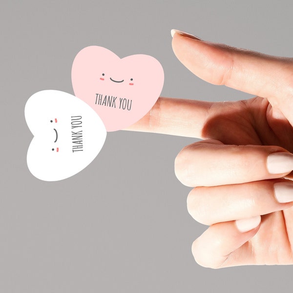 Heart Packaging Stickers - Etsy