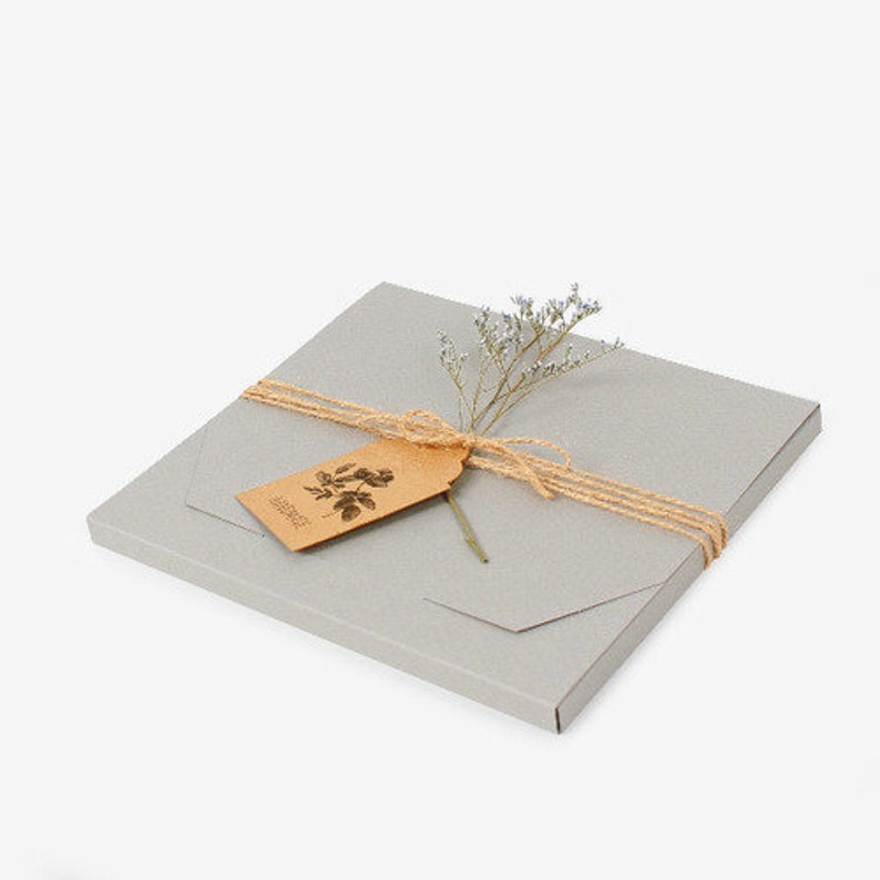 2 Envelope Gift Boxes Gift Box Flat Gift Box Photo Gift Etsy