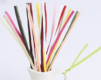 200 paper twist ties, bread bag ties, cookie bag ties, color twist ties, paper ties, gift wrapping, bag wired ties, color twist ties