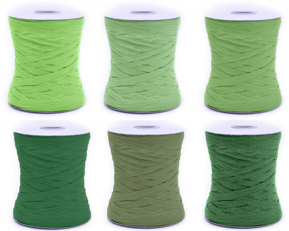 100 YRD color paper raffia gift wrap raffia ribbon dye Etsy