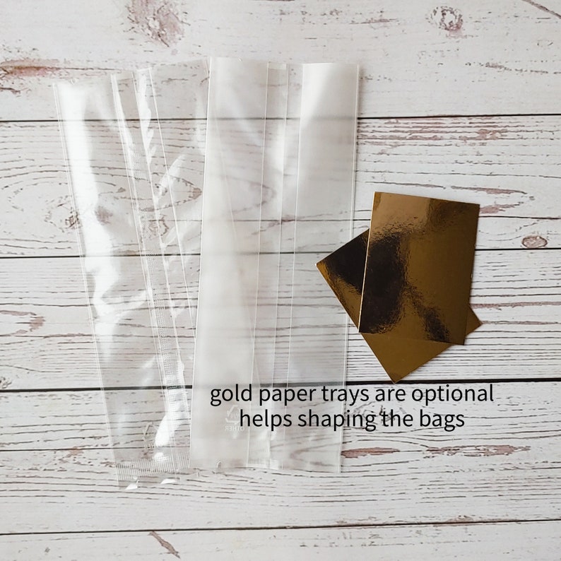 25 Clear/semiclear Cookie Bags Treat Bags Goodies Bag Gift Etsy
