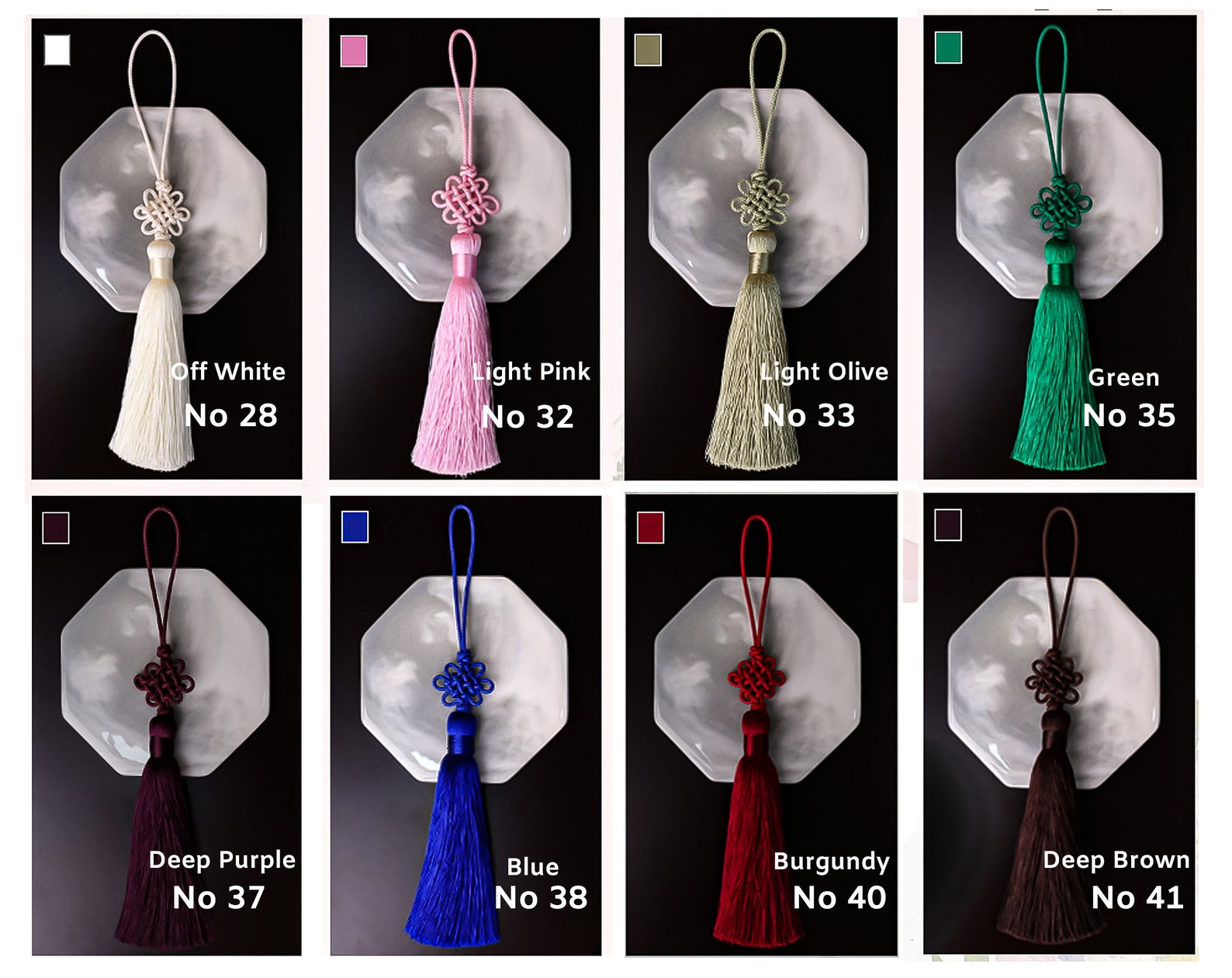 1 Korean Tradition Tassels Yarn Tassel Korean Gift Packaging Etsy