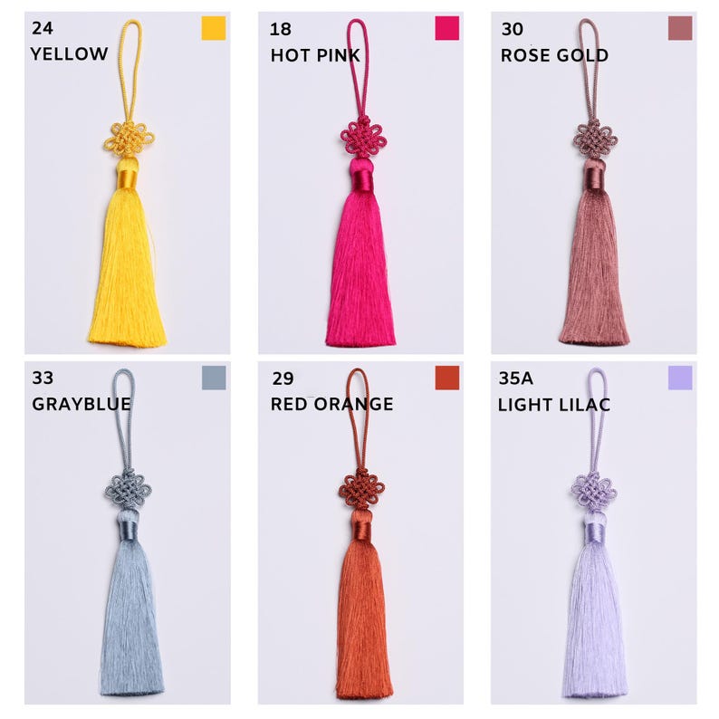1 Korean tassel for hanbok norigae and gift wrapping Bild 4