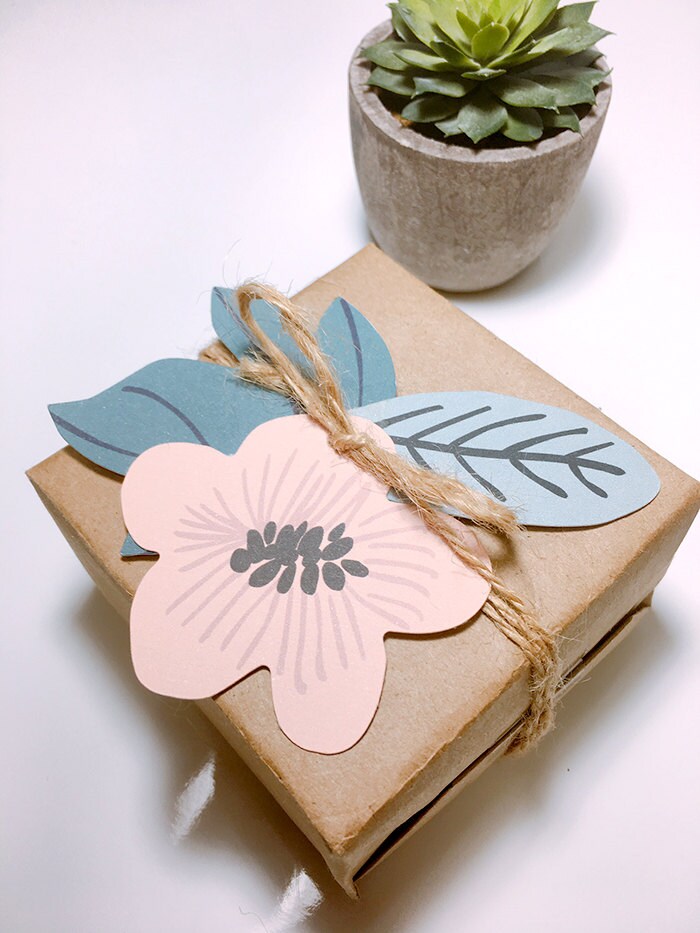 11 flowerleaf tagsgift tagsflower tagsfavor tagsfloral Etsy