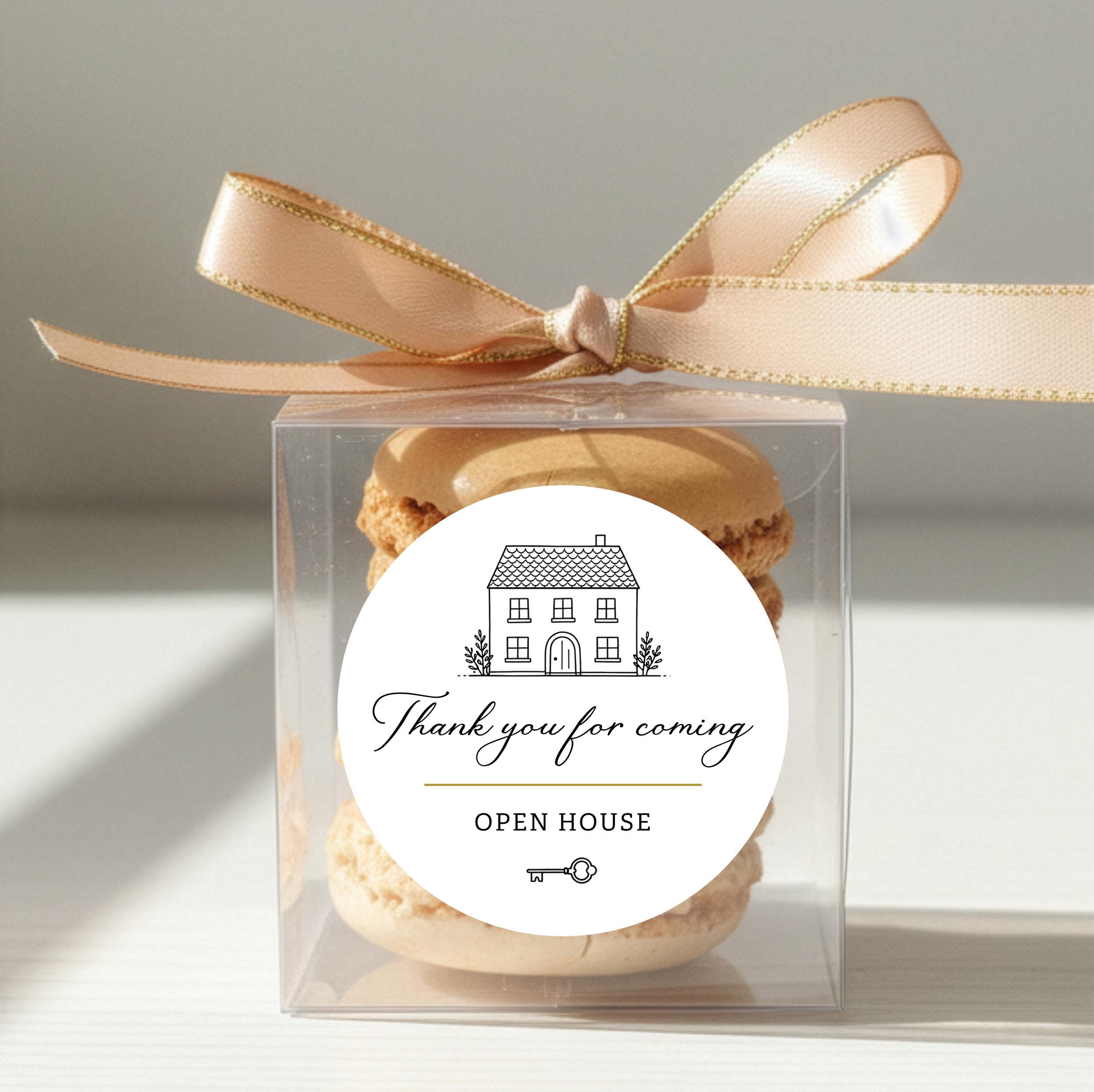 Real Estate Open House Guest Gift Personalized Housewarming Macaron ...
