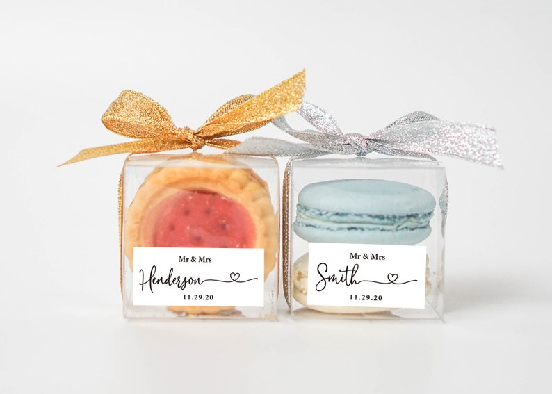 10 Sets of wedding clear macaron packaging, macaron box, wedding favor, macaron favor, macaron gift, bridal shower, baby shower, macaron image 5