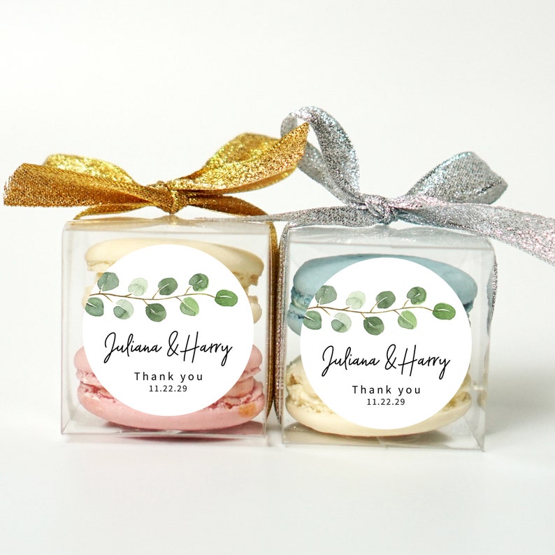 macaron box wedding favor macaron gift 10 Sets of wedding clear macaron packaging bridal shower macaron macaron favor baby shower