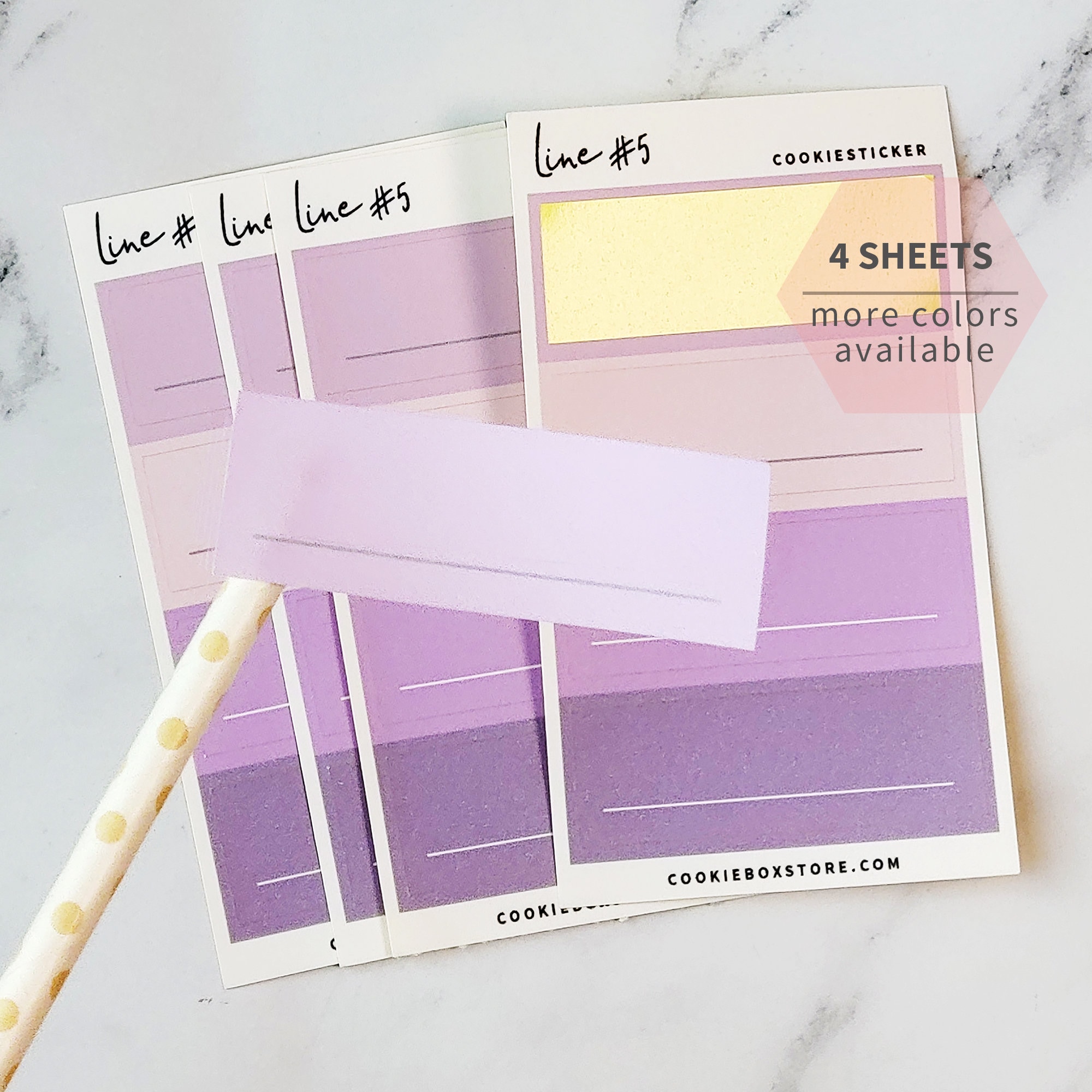 Color Block Blank Stickers, Blank Labels, Planner Sticker, Gift Labels ...