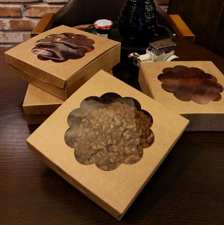 5pcs Mini tart box mini pie box cute pie box small pie box Etsy