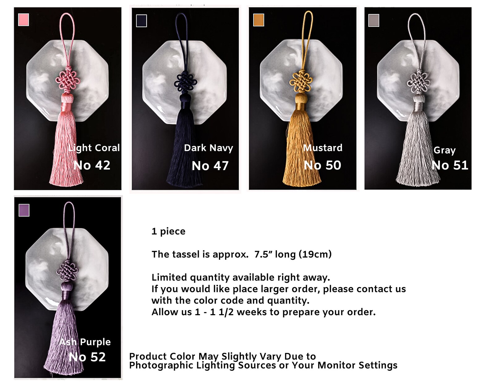 1 Korean Tradition Tassels Yarn Tassel Korean Gift Packaging Etsy