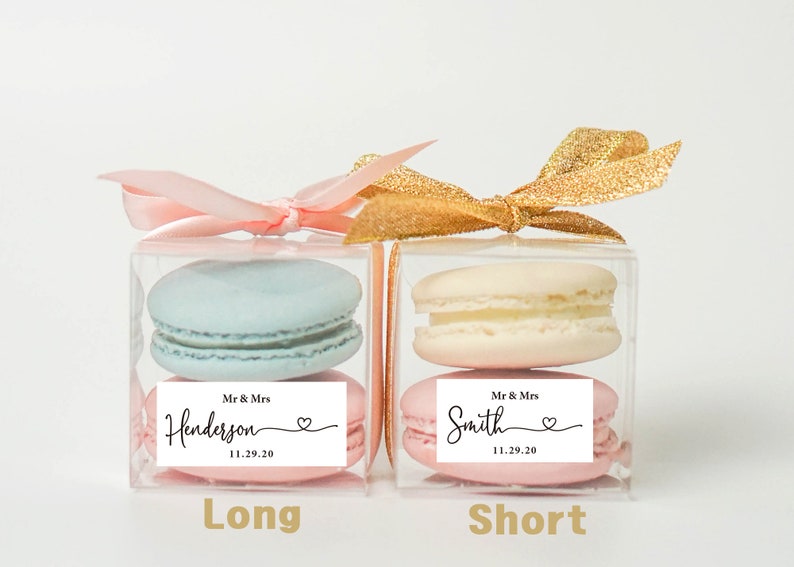 10 Sets of wedding clear macaron packaging, macaron box, wedding favor, macaron favor, macaron gift, bridal shower, baby shower, macaron image 7