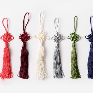 2 Korean tradition tassels,yarn tassel,Korean gift packaging,Asian gift packaging,Asian tassel,hanbok tassel,norigae,cute tassel,Asian gift